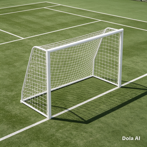 2.4m x 1.6m Soccer Goal with Net – Backyard & Training Use, 80mm steel