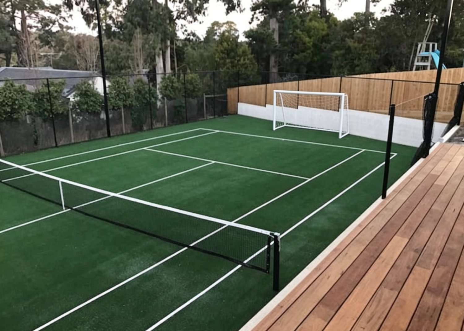 3m x 2m Soccer Goal with Net – Backyard & Training Use, 80mm steel