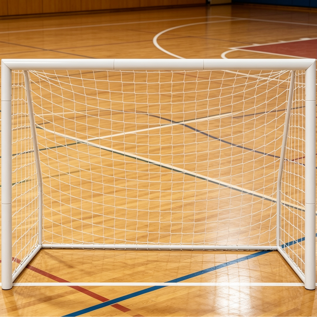 2.4m x 1.6m Soccer Goal with Net – Backyard & Training Use, 80mm steel