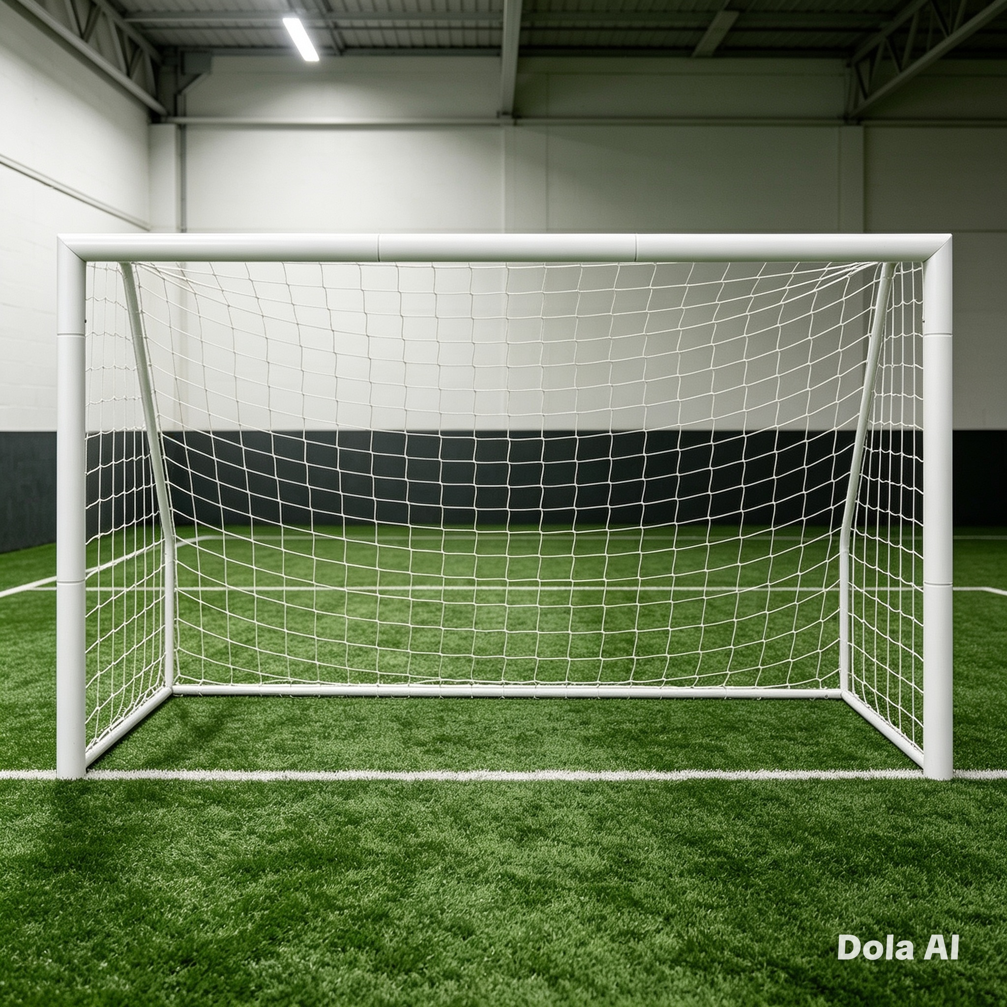 2.4m x 1.6m Soccer Goal with Net – Backyard & Training Use, 80mm steel