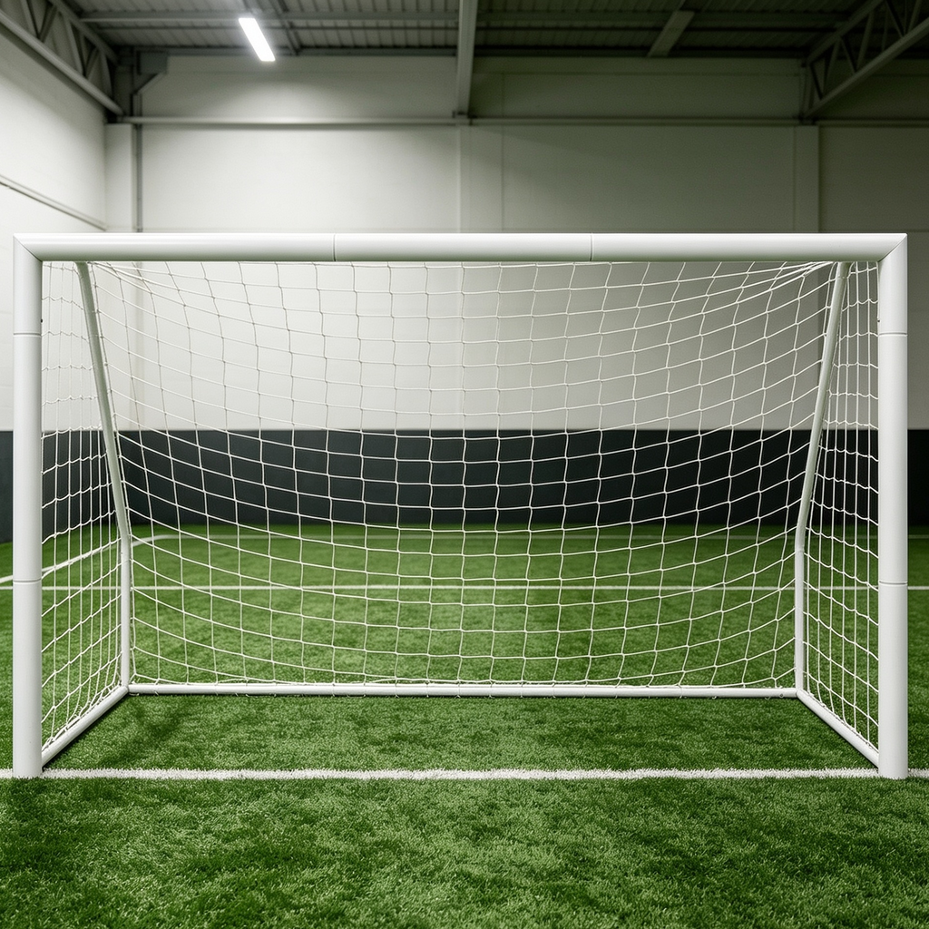 2.4m x 1.6m Soccer Goal with Net – Backyard & Training Use, 80mm steel