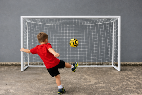 3m x 2m Soccer Goal with Net – Backyard & Training Use, 80mm steel