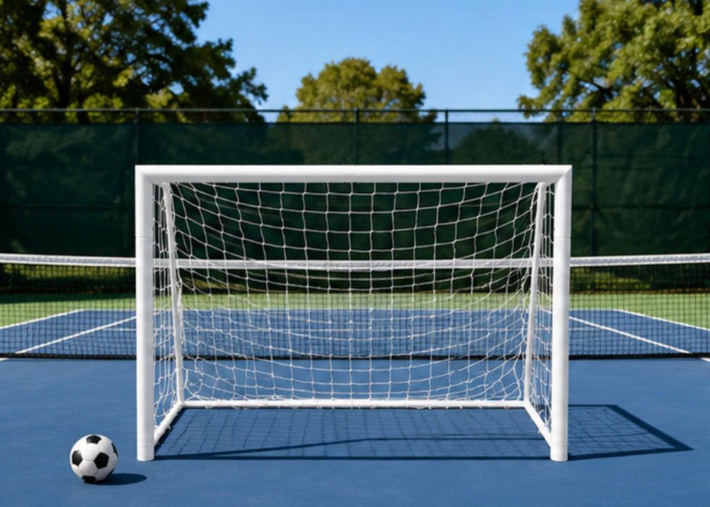 1.8m x 1.2m Soccer Goal with Net – Backyard & Training Use, 80mm steel