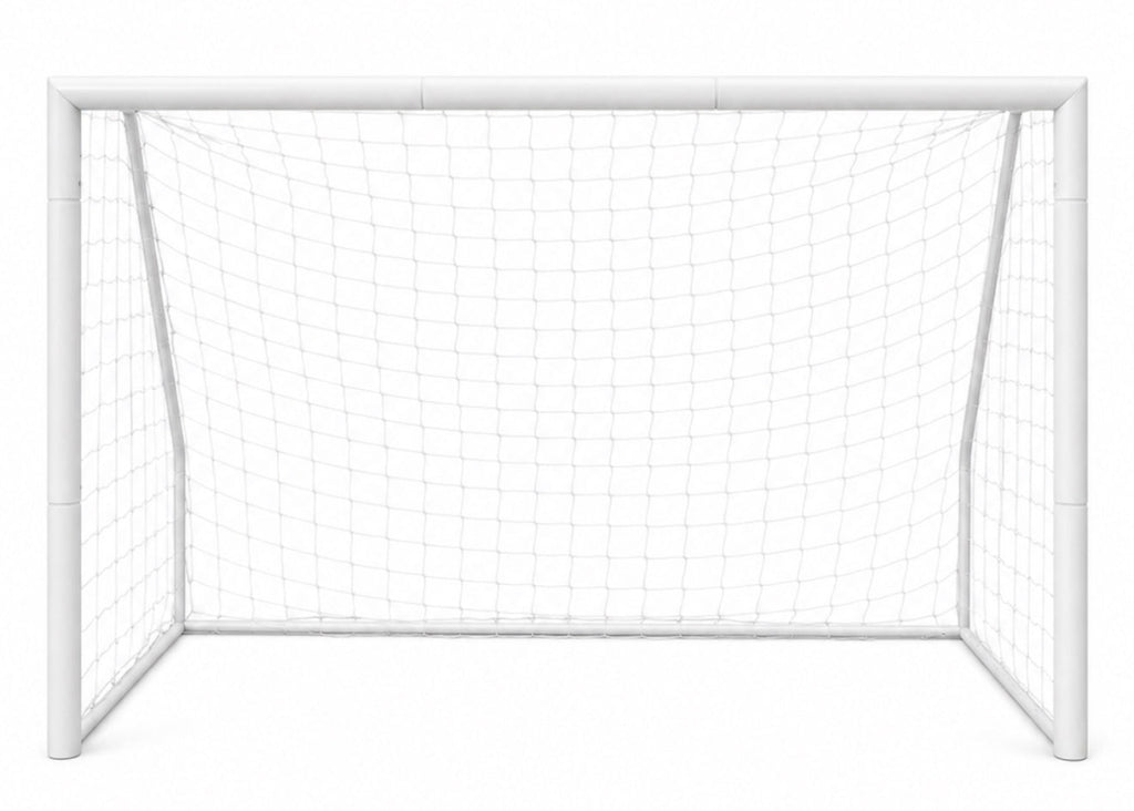 2.4m x 1.6m Soccer Goal with Net – Backyard & Training Use, 80mm steel