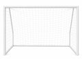 2.4m x 1.6m Soccer Goal with Net – Backyard & Training Use, 80mm steel