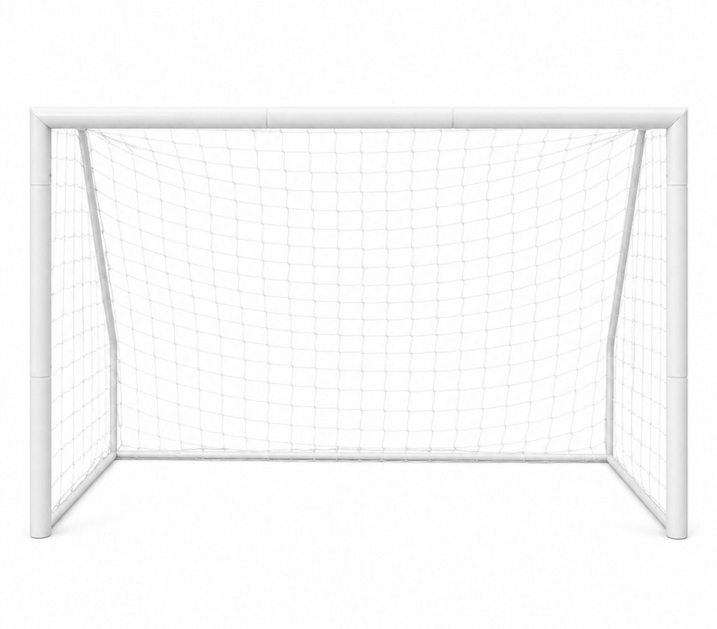 2.4m x 1.6m Soccer Goal with Net – Backyard & Training Use, 80mm steel