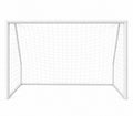2.4m x 1.6m Soccer Goal with Net – Backyard & Training Use, 80mm steel