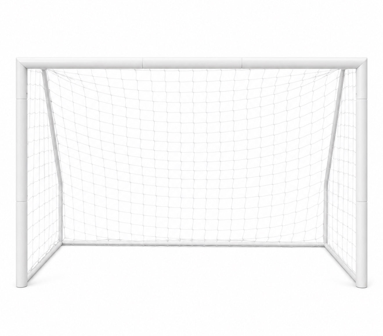 2.4m x 1.6m Soccer Goal with Net – Backyard & Training Use, 80mm steel