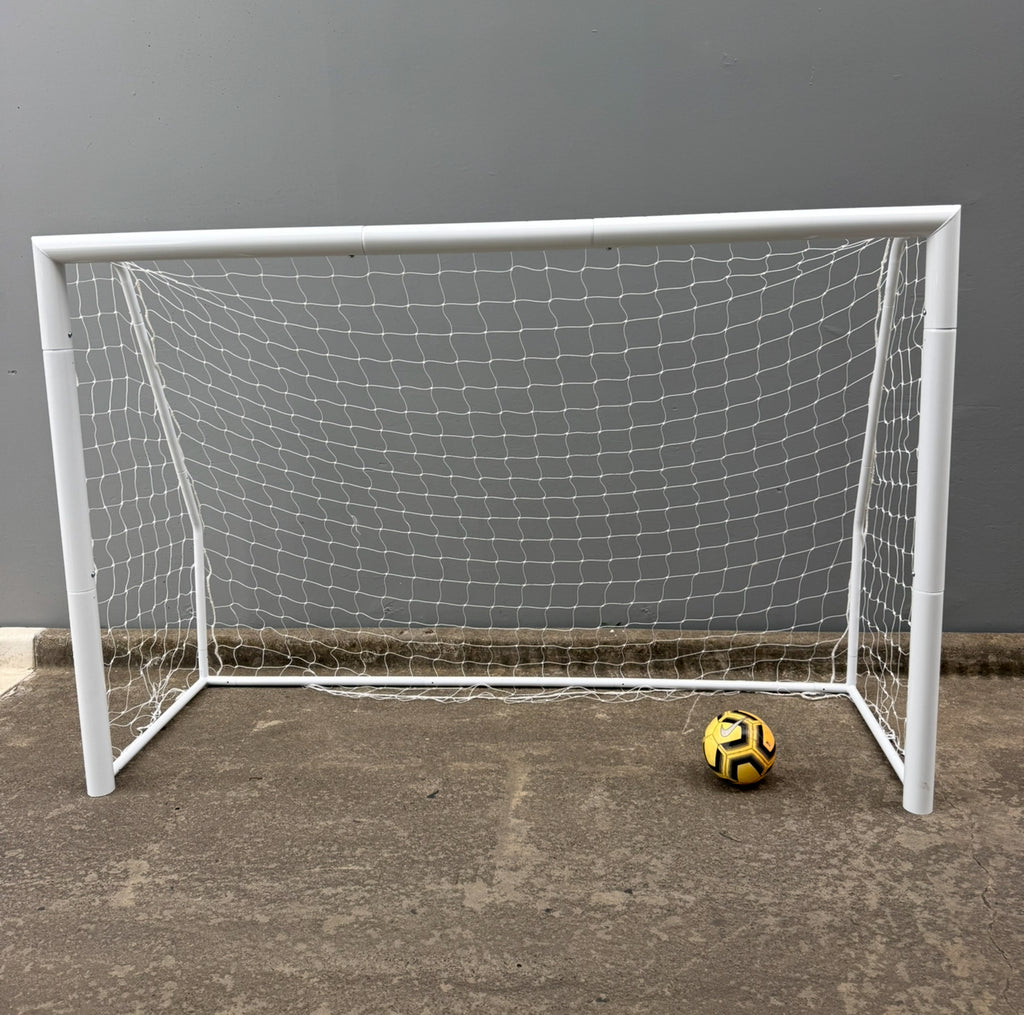 2.4m x 1.6m Soccer Goal with Net – Backyard & Training Use, 80mm steel